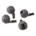 KIT COM 4 UNIDADES DE  RODIZIO D38 FLEX-1763727471045