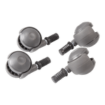 KIT COM 4 UNIDADES DE  RODIZIO D38 FLEX-1763727496128