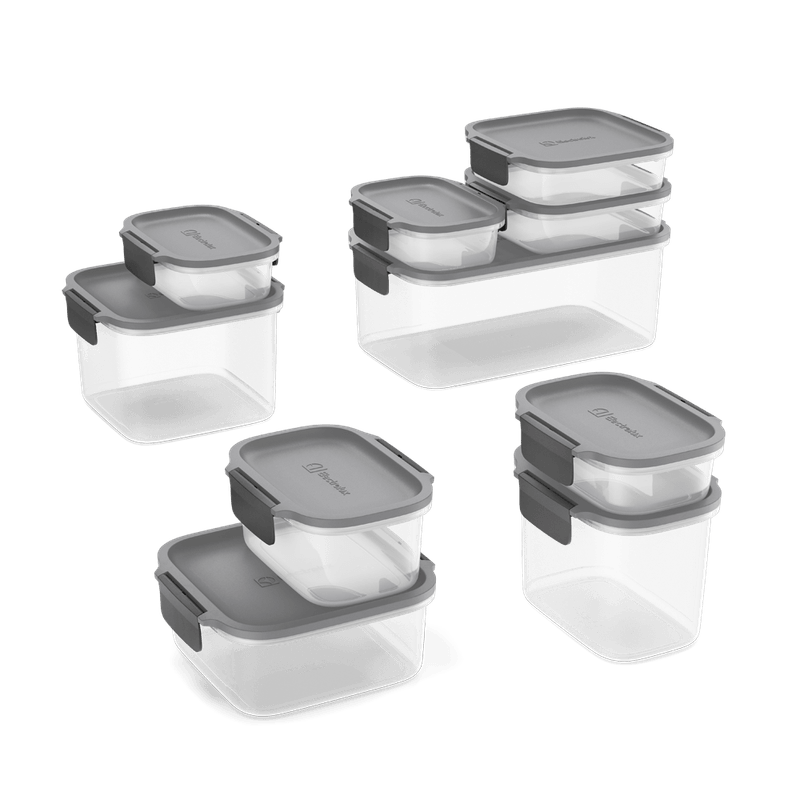 CJ POTES PLAST CINZA 10UN 9,15L - Electrolux Parceiros