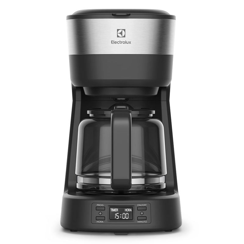 Cafeteira Elétrica Electrolux 30 Xícaras Experience Programável com Timer Cor Inox Preta (ECM25)-1782851201497