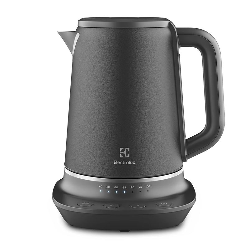 Chaleira Elétrica Electrolux 1,7L Inox Preta Expert com Tecnologia PerfectSense (EKP70)-1782851529333