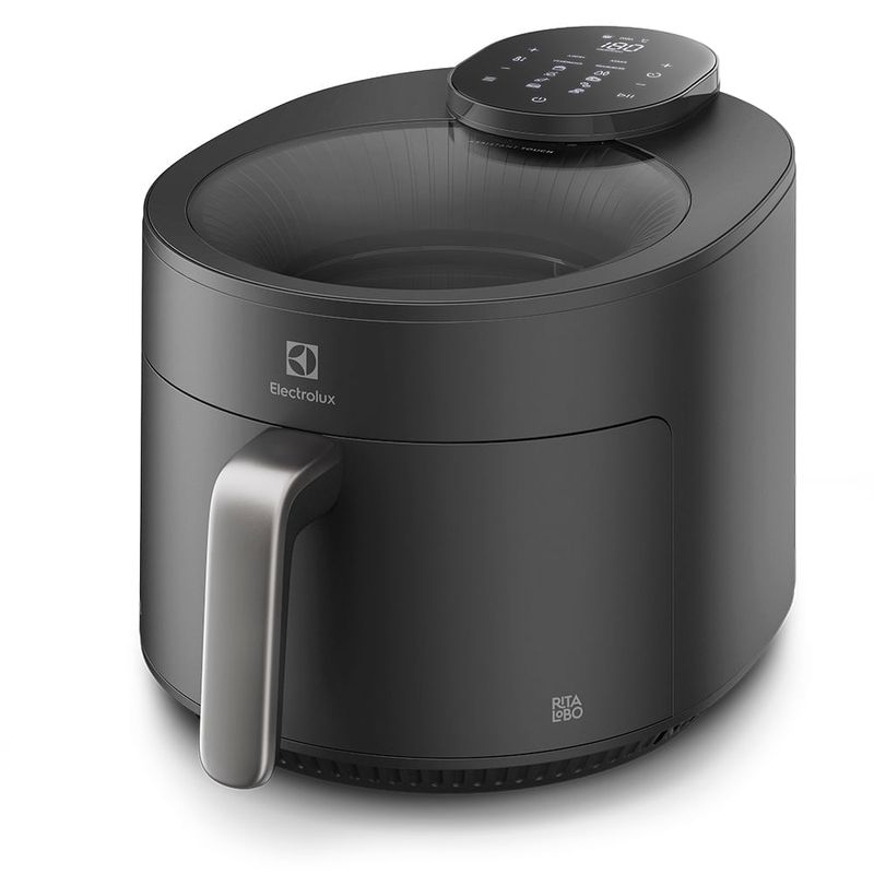 Air Fryer Electrolux por Rita Lobo 5,1L Cinza Expert c/Visor 1500W (EAF170)-1783086077296