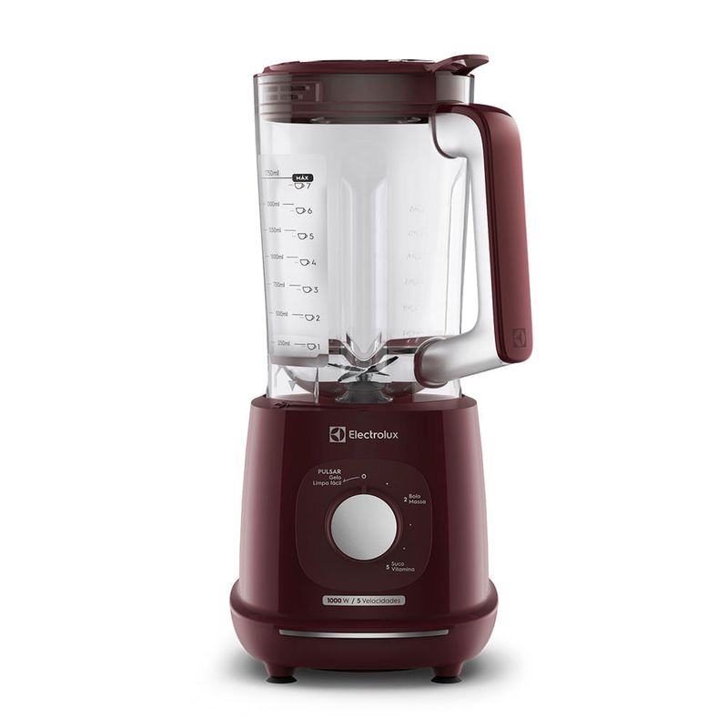 Liquidificador Electrolux 1000W 2.7L Efficient TriForce 5 Velocidades Vermelho (EBL1010)-1783086152793