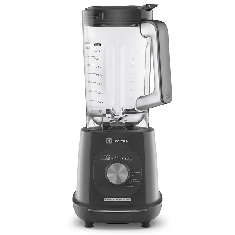 Liquidificador Electrolux 1500W 3.2L Efficient TriForce 15 Velocidades Cinza (EBL1500)-1783086262220