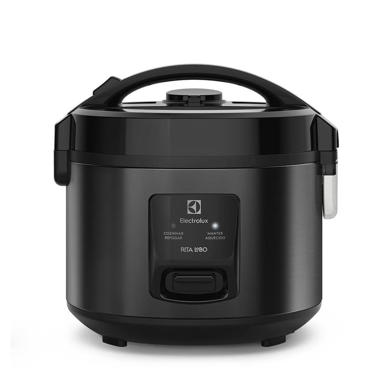 Panela de Arroz Elétrica Electrolux por Rita Lobo 2L Preta Efficient Visor Glass (ERC10)-1783086335771