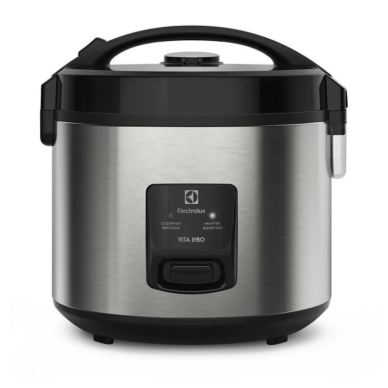 Panela de Arroz Elétrica Electrolux por Rita Lobo 3,5L Preta Efficient 2 em 1 (ERC20)-1783086361576