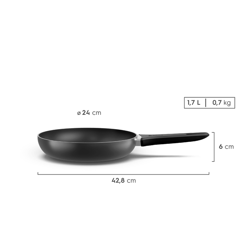 Item inativo - Frigideira 24cm Antiaderente Cin Escuro-1786473134797