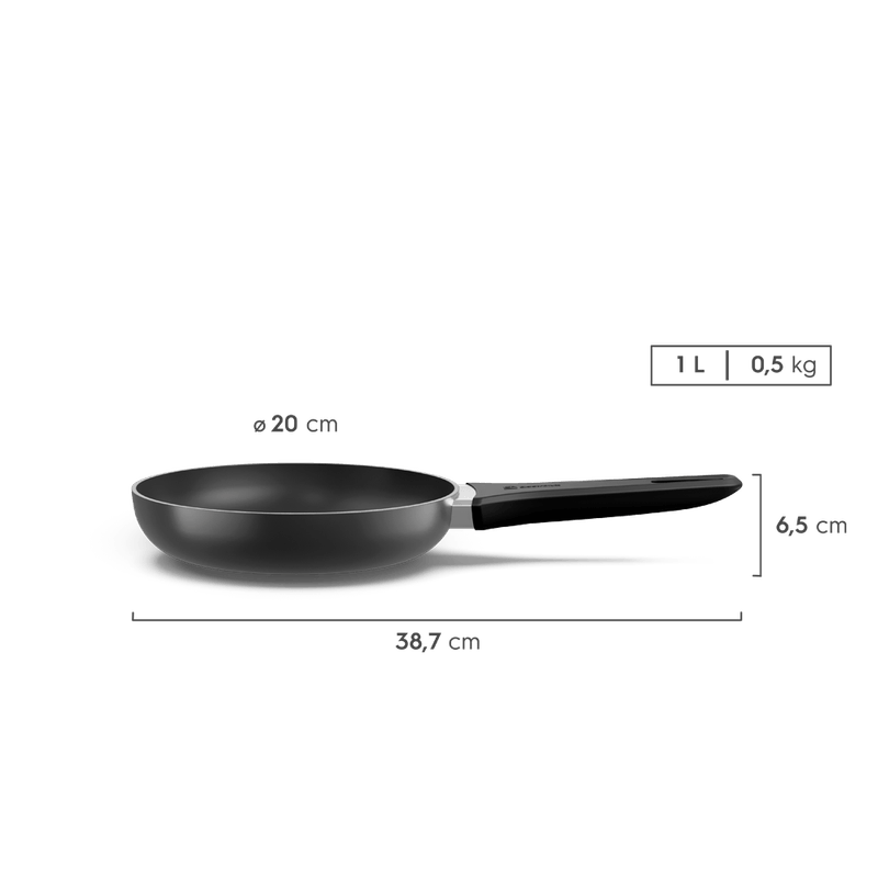 Item inativo - Frigideira 20cm Antiaderente Cin Escuro-1786473254637